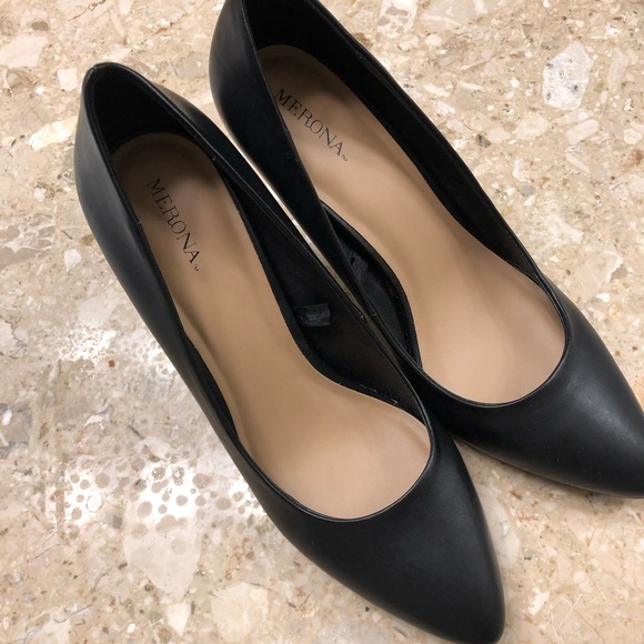 Merona Shoes - Merona black heels. Never worn. Size 9